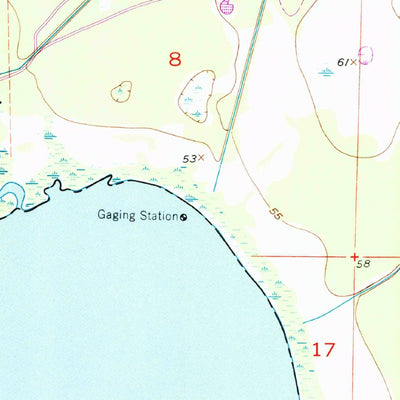 United States Geological Survey Lake Hatchineha, FL (1953, 24000-Scale) digital map