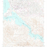 United States Geological Survey Lake Havasu City South, AZ-CA (1970, 24000-Scale) digital map