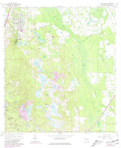 United States Geological Survey Lake Helen, FL (1966, 24000-Scale) digital map