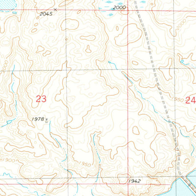 United States Geological Survey Lake Helen, ND (1979, 24000-Scale) digital map