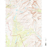 United States Geological Survey Lake Helen, WY (1993, 24000-Scale) digital map