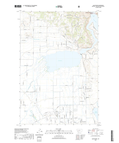 United States Geological Survey Lake Helena, MT (2020, 24000-Scale) digital map