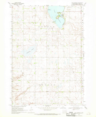 United States Geological Survey Lake Herman, SD (1968, 24000-Scale) digital map