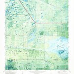 United States Geological Survey Lake Hicpochee, FL (1971, 24000-Scale) digital map