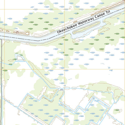 United States Geological Survey Lake Hicpochee, FL (2021, 24000-Scale) digital map
