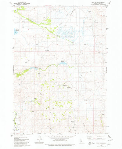 United States Geological Survey Lake Hills, ID (1979, 24000-Scale) digital map