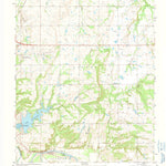 United States Geological Survey Lake Holdenville, OK (1972, 24000-Scale) digital map