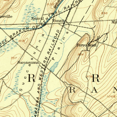 United States Geological Survey Lake Hopatcong, NJ (1894, 62500-Scale) digital map