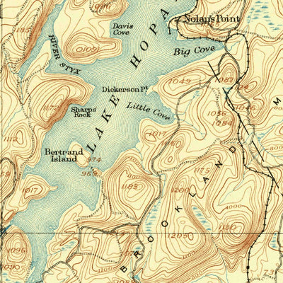 United States Geological Survey Lake Hopatcong, NJ (1894, 62500-Scale) digital map