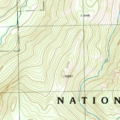 United States Geological Survey Lake Humphreys, CO (1986, 24000-Scale) digital map