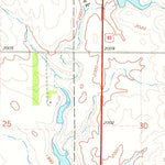 United States Geological Survey Lake Hurley NE, SD (1970, 24000-Scale) digital map
