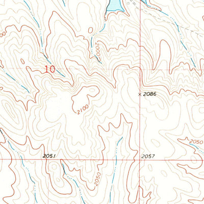 United States Geological Survey Lake Hurley NE, SD (1970, 24000-Scale) digital map