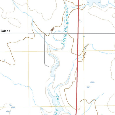 United States Geological Survey Lake Hurley NE, SD (2021, 24000-Scale) digital map