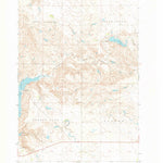 United States Geological Survey Lake Hurley, SD (1970, 24000-Scale) digital map