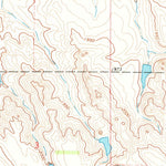 United States Geological Survey Lake Hurley SE, SD (1970, 24000-Scale) digital map