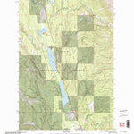 United States Geological Survey Lake Inez, MT (1999, 24000-Scale) digital map