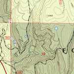 United States Geological Survey Lake Inez, MT (1999, 24000-Scale) digital map
