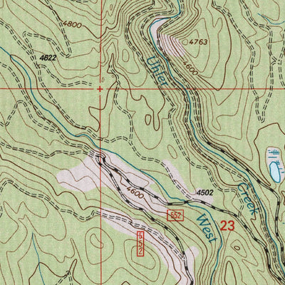 United States Geological Survey Lake Inez, MT (1999, 24000-Scale) digital map