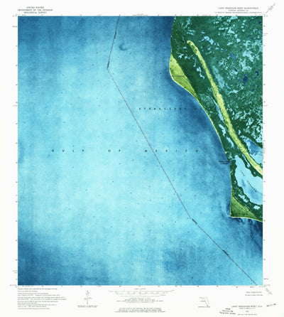 United States Geological Survey Lake Ingraham West, FL (1972, 24000-Scale) digital map