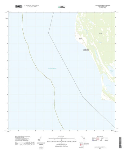 United States Geological Survey Lake Ingraham West, FL (2021, 24000-Scale) digital map