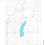 United States Geological Survey Lake Ione, WY (1955, 24000-Scale) digital map