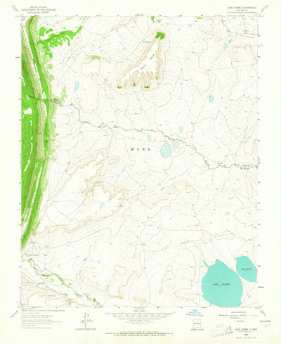 United States Geological Survey Lake Isabel, NM (1963, 24000-Scale) digital map