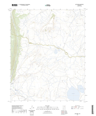 United States Geological Survey Lake Isabel, NM (2023, 24000-Scale) digital map