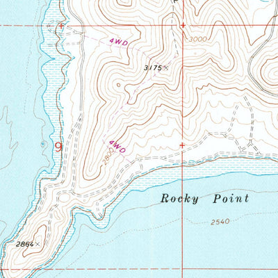 United States Geological Survey Lake Isabella North, CA (1972, 24000-Scale) digital map