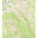 United States Geological Survey Lake Isabella South, CA (1972, 24000-Scale) digital map