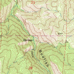 United States Geological Survey Lake Isabella South, CA (1972, 24000-Scale) digital map