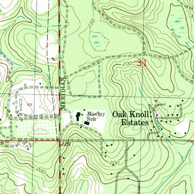 United States Geological Survey Lake Jackson, FL (1982, 24000-Scale) digital map