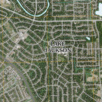 United States Geological Survey Lake Jackson, TX (2010, 24000-Scale) digital map