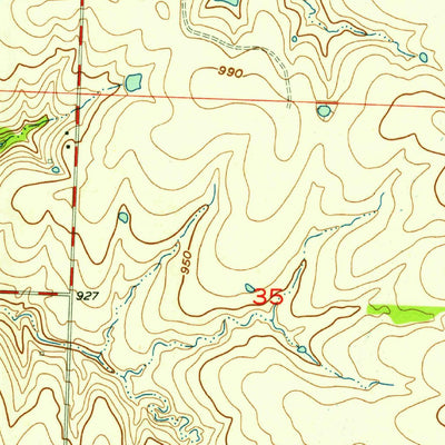 United States Geological Survey Lake Jacomo, MO (1957, 24000-Scale) digital map