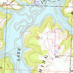 United States Geological Survey Lake Jacomo, MO (1963, 24000-Scale) digital map