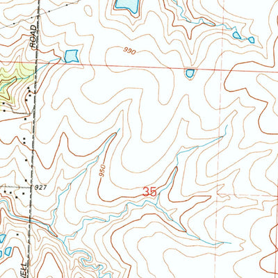 United States Geological Survey Lake Jacomo, MO (1990, 24000-Scale) digital map