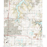 United States Geological Survey Lake Jacomo, MO (1996, 24000-Scale) digital map