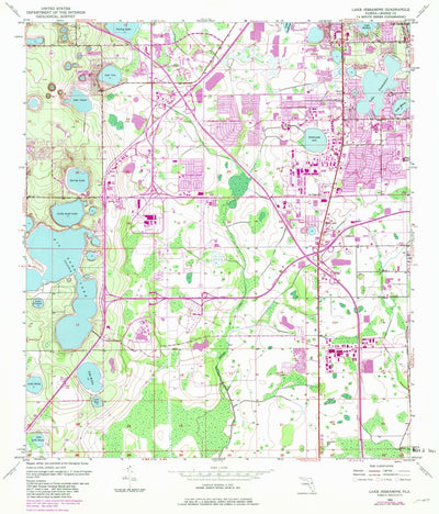 United States Geological Survey Lake Jessamine, FL (1953, 24000-Scale) digital map