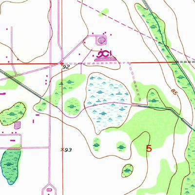 United States Geological Survey Lake Jessamine, FL (1953, 24000-Scale) digital map