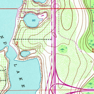 United States Geological Survey Lake Jessamine, FL (1953, 24000-Scale) digital map