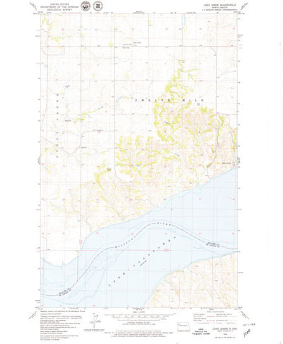 United States Geological Survey Lake Jessie, ND (1978, 24000-Scale) digital map