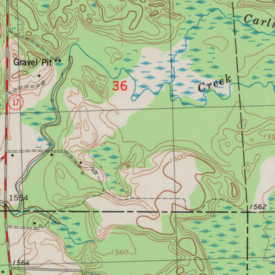 United States Geological Survey Lake Julia, WI (1982, 24000-Scale) digital map