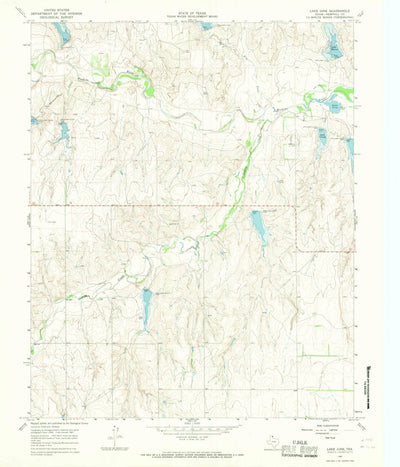 United States Geological Survey Lake June, TX (1967, 24000-Scale) digital map