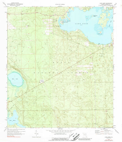 United States Geological Survey Lake Kerr, FL (1970, 24000-Scale) digital map