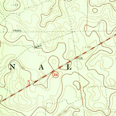 United States Geological Survey Lake Kerr, FL (1970, 24000-Scale) digital map