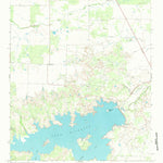 United States Geological Survey Lake Kickapoo, TX (1966, 24000-Scale) digital map