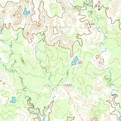 United States Geological Survey Lake Kickapoo, TX (1966, 24000-Scale) digital map