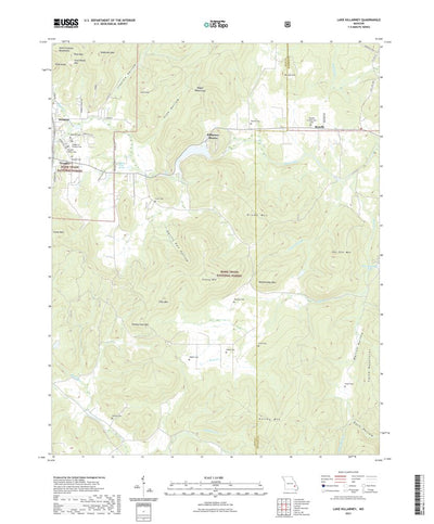 United States Geological Survey Lake Killarney, MO (2021, 24000-Scale) digital map
