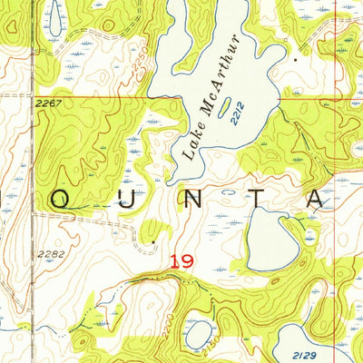 United States Geological Survey Lake Klingenberg, ND (1956, 24000-Scale) digital map