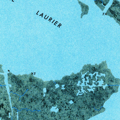 United States Geological Survey Lake Laurier, LA (1973, 24000-Scale) digital map