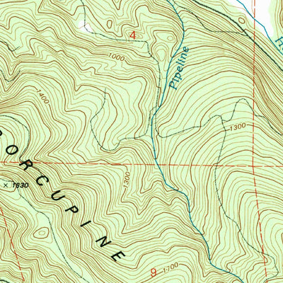 United States Geological Survey Lake Lawrence, WA (1990, 24000-Scale) digital map